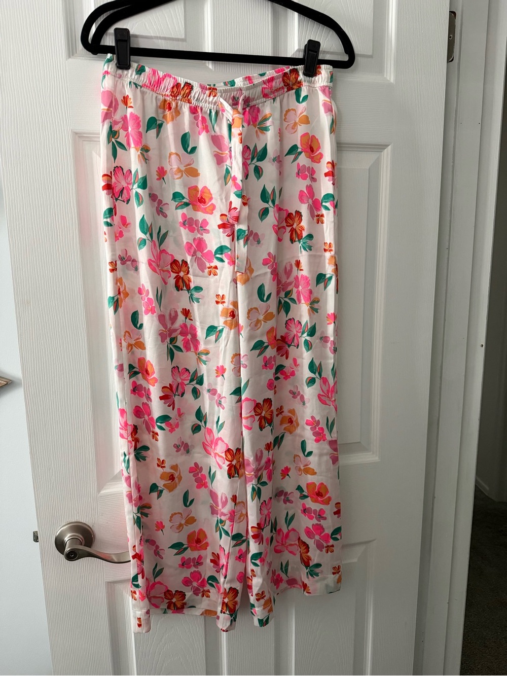 J.Crew Floral Satin Pajama Pants